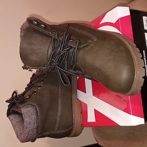 Ashely Stewart  CONSTRUCTION BOOTS - WIDE WIDTH